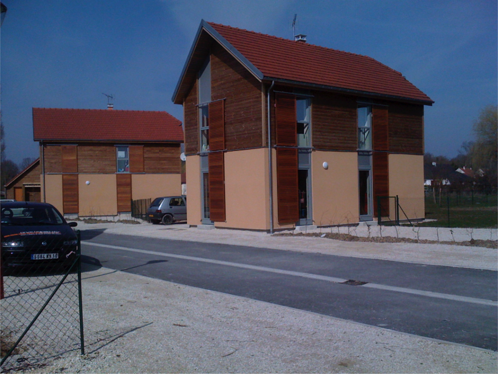Construction contemporaines en béton de chanvre projeté par voie sèche ... — free download